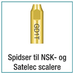 Scalerspidser til NSK og Satelec scalere