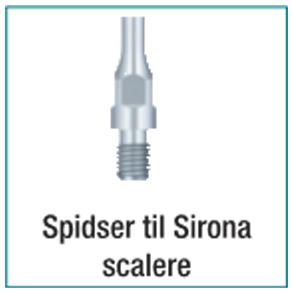 Scalerspidser til Sirona