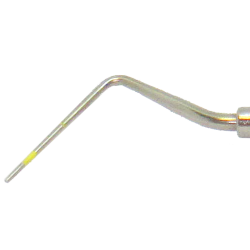 Sonde/Pochemler, Dobbeltendet. Rustfrit stl. BG Mini greb. Gule Markeringer 3-5-10 mm