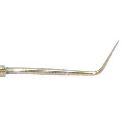 Sonde/Pochemler, Dobbeltendet. Rustfrit stl. BG Mini greb. Gule Markeringer 3-5-10 mm