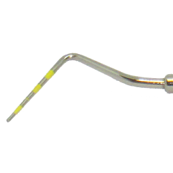 Pochemler Hilming, Enkeltendet. Rustfrit stl. BG Mini greb. Gul markering 2-4-6-8-10-12-14 mm