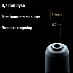 Woodpecker luftpolerer AP-H Plus. Pulverpolering. Inkl. 2 hndstykker. Kavo eller Sirona tilslutning