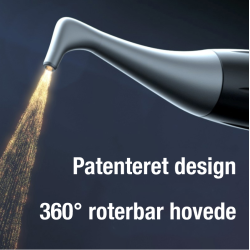 Woodpecker luftpolerer AP-H Plus. Pulverpolering. Inkl. 2 hndstykker. Kavo eller Sirona tilslutning