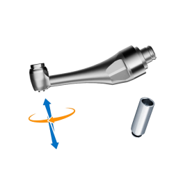 Woodpecker CA161 RR.  6:1 Vinkelstykke med roterende og lodret bevgelse til Woodpecker endomotor.