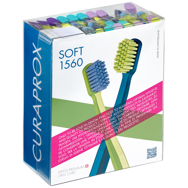 Curaprox Sensitive tandbørster CS1560, soft. 36 stks -