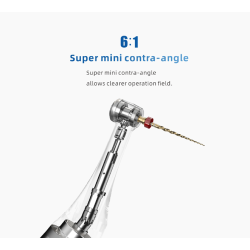 Woodpecker Endo Smart +. Trdls og brstels endomotor med LED lys. 6:1 mini vinkelstykke,