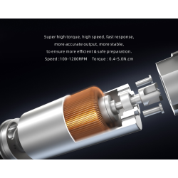 Woodpecker Endo Smart +. Trdls og brstels endomotor med LED lys. 6:1 mini vinkelstykke,