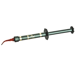 Ultradent PQ1. En-komponent, lysherdende resin i spryter