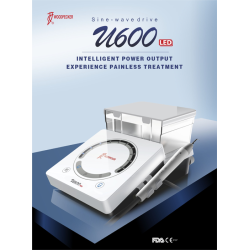 Woodpecker Ultralydsscaler U-600 LED. Inkl. No Pain håndstykke og spisser