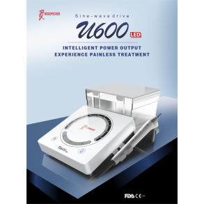 Woodpecker Ultralydsscaler U-600 LED. Inkl. No Pain hndstykke og spidser