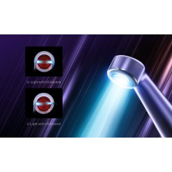 Woodpecker U-LIGHT h�rdelampe. Opbygget i aluminium. Bredspektret lys. Opgraderet fokuseret lysudgang