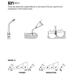 Woodpecker Scalerspids G31 til EMS Piezon. (SM)