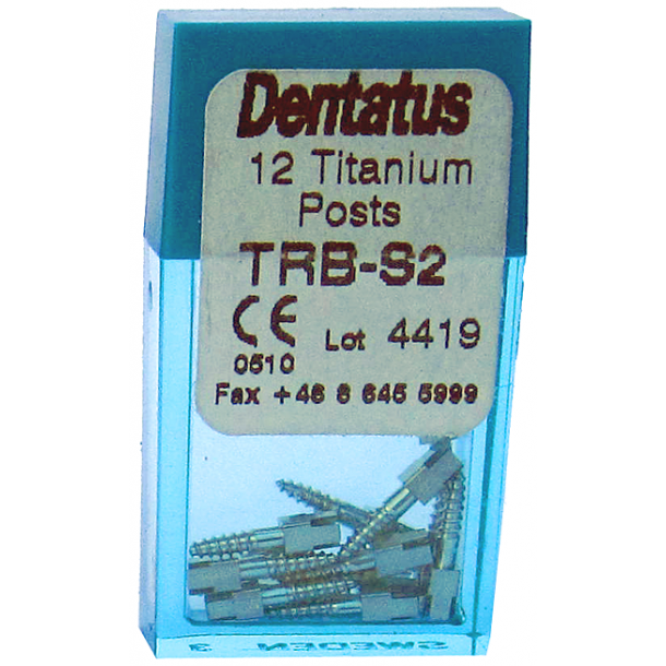 Dentatus Titaniumstifter S2. Kort