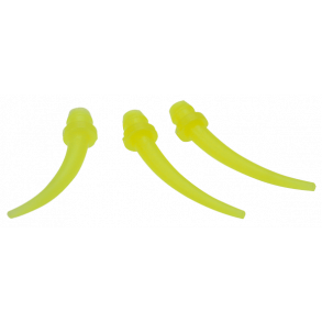 Gule intraorale spisser for avtrykksmaterialer