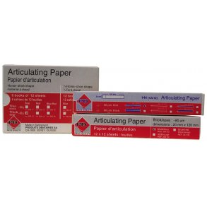 PD artikulationspapir. Lige. Tykt