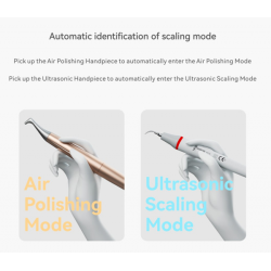 Woodpecker kombineret ultralydsscaler og luftpolerer AP-B. Innovativ design. Hurtigere scaling.