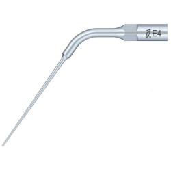 Woodpecker Spids E4 (DT069) til EMS- og Woodpecker scalere. Fjernelse af forhindringer i rodkanalen.