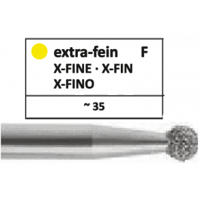 Diamantbor, X-Fine (gul ring)