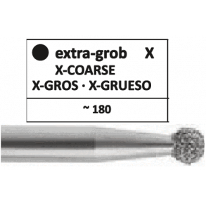 Diamantbor, X-Grove (sort ring)